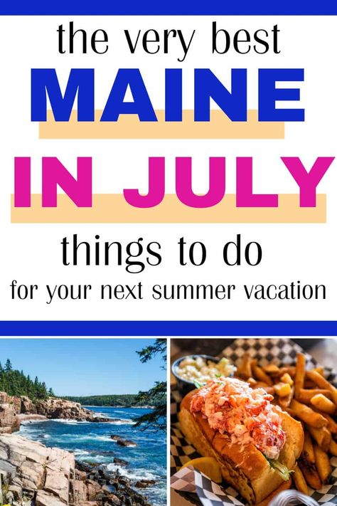 Summer Road Trip Ideas, Maine Bucket List, Vacation In Maine, Northeast Road Trip, Portland Maine Travel, Things To Do In Maine, Maine Road Trip, Maine Summer, Ogunquit Maine