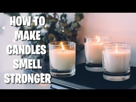 This is a guide teaching you how you can make candles smell stronger. We'll be looking at why some candles don't have a strong scent and how different types of wax can affect it. Coaching, Make Candles, Coaching Session, Diy Candle, Candle Smell, How To Make Diy, Candle Making, Different Types, Wax