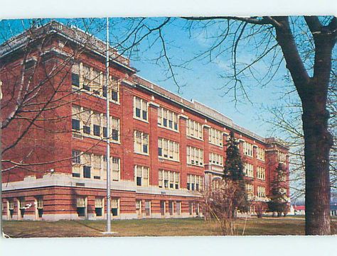 Hackensack High School ~ ca. late 1950's Hackensack Nj, Environment Reference, Inner World, Game Ideas, Childhood Memories, Hosiery, New Jersey, Maine, High School