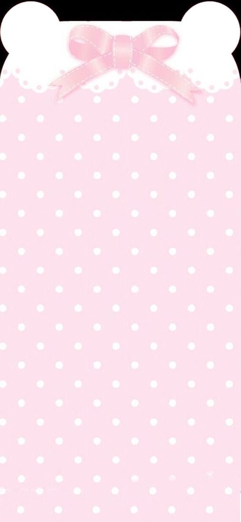 Jojifuku Wallpaper, Wallpaper Cute Kawaii, Pink Bg, Kawaii Cutecore, Wallpaper For Phone, Polka Dots Wallpaper, My Melody Wallpaper, Ios Wallpaper, Iphone Wallpaper Kawaii