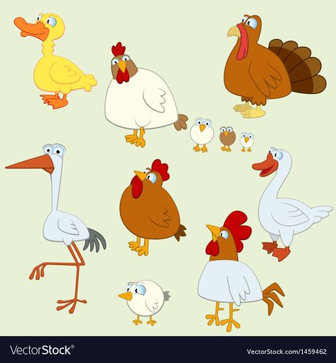 Domestic Birds, Birds Vector, Cartoon Bird, Cartoon Birds, Png Images, Adobe Illustrator, Vector Images, Vector Free, Illustrator