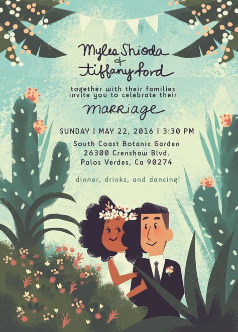 Tumblr: @toffany Cartoon Wedding Invitations, Illustrated Wedding Invitations, Love Is Comic, Wedding Illustration, Cartoons Love, Invitation Inspiration, Wedding Card Design, Invitation Card Design, Wedding Art