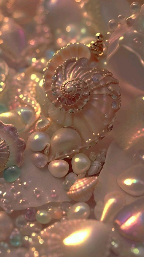 Pearl Asethic, Pearl Core Aesthetic, Pink Pearl Wallpaper, Pink Pearl Aesthetic, Aphrodite Seashell, Aphrodite Shell, Pearlcore Aesthetic, Aphrodite Core, Iridescent Aesthetic