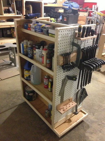 Garage Storage Inspiration, Power Tool Storage, Garage Tool Storage, Woodworking Shop Layout, Tool Cart, Tool Storage Diy, Diy Workbench, Garage Work Bench, Workbench Plans