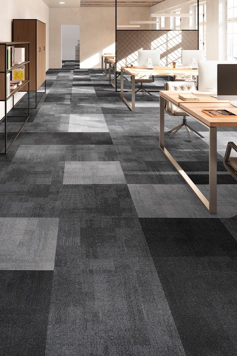 Commercial Carpet Design, Tiles Design For Floor, Tiles Interior Design, Carpet Tiles Design, Carpet Tiles Office, Floor Carpet Tiles, Basement Carpet, Corporate Interior Design, Hotel Carpet