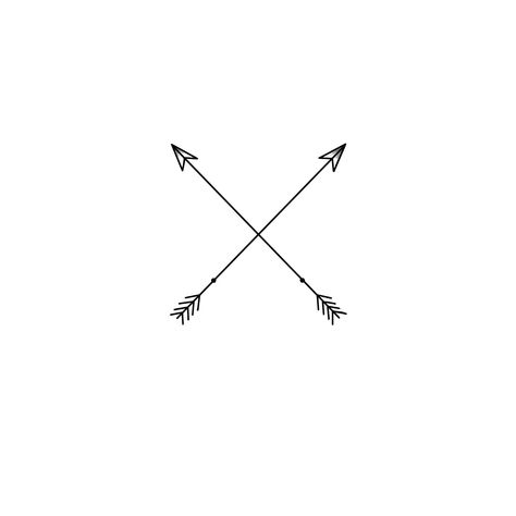 Two Arrows Crossing Tattoo, Criss Cross Arrow Tattoo, 2 Arrows Tattoo, Cross Arrow Tattoo Men, Cross Arrow Tattoos For Women, Crossed Spears Tattoo, Mens Line Tattoos, Small Arrow Tattoo Men, 2 Arrow Tattoo