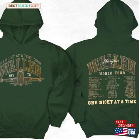 Morgan Wallen Hoodie, Country Music Outfit, Festival T Shirts, Morgan Wallen, Tour Merch, Music Band, Unisex Shorts, Country Music, Music Festival