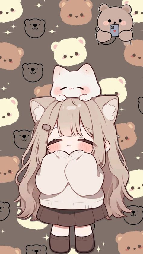 Pixel Kawaii, Whatsapp Wallpaper Cute, Images Kawaii, Chibi Anime Kawaii, Cute Anime Chibi, Cute Doodles Drawings, Cute Kawaii Drawings, Dessin Adorable, Cute Easy Drawings