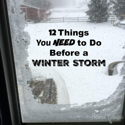 Winter Hacks Cold Weather, Winter Storm Prep, Winter Storm Preparedness, Cold Weather Hacks, Winter Preparedness, Storm Preparedness, Emergency Preparedness Checklist, Storm Prep, Emergency Prepardness