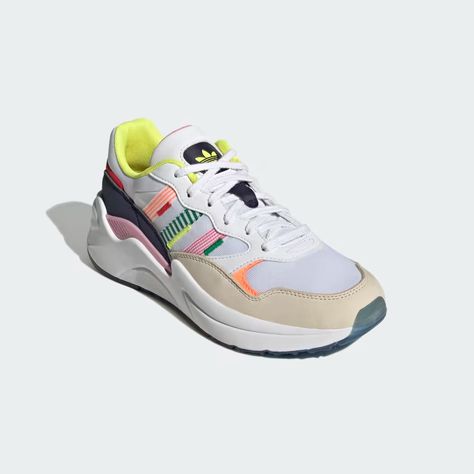 adidas Retropy Adisuper Shoes - White | adidas Belgium Adidas Retropy, White Sky, Running Fashion, Training Equipment, Women Lifestyle, Plastic Waste, Adidas Online, White Adidas, Saucony Sneaker