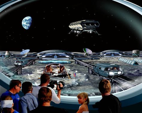 Opinion: Space Settlement and the Preservation of Pristine Environments—Two Mutually Exclusive Concepts? Primary And Secondary Sources, Space Tourism, Tourism Marketing, Tv Tropes, Futuristic City, Future City, Science Fiction Art, Space Flight, Retro Futuristic