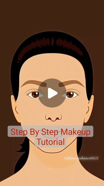 Rashmi Makeovers on Instagram: "Step by step Makeup tutorial ✅  Follow @rashmi_makeovers01 for more🦋🦋  #makeup #makeupsteps #makeupstepbystep #rashmi_makeovers01 #makeuptutorial #makeuptips #makeuptipsandtricks #makeuptipsforbeginners #makeupforbeginners #wakeupandmakeup #trendoninstagram #trendingnow #trendingaudio" Makeup Base Step By Step, How To Make Up Step By Step Videos, Mekup Steps, Make Up Tutorial Step By Step Face, Bride Makeup Tutorial Step By Step, Tutorial Makeup Simple, Make Up Steps By Step, Full Face Makeup Tutorial Step By Step, How To Put Makeup On Step By Step