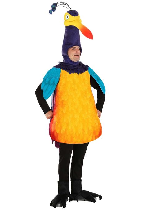 PRICES MAY VARY. Size: Large COSTUME INCLUDES: This Disney and Pixar's Up Kevin Costume for adults includes a tunic, a hood, and a pair of shoe covers. FROM FUN COSTUMES: Being the Halloween costume champs is our journey and we're very excited to team up with Disney to make outfits based on their most memorable characters. Get ready to roleplay as the giant bird Kevin from Disney and Pixar's Up with this Kevin Up costume. AUTHENTIC DESIGN: We designed this Pixar Up Kevin Costume to recreate the Kevin Up Costume, Kevin Costume, Bird Outfit, Outfit For Halloween, Disney Characters Costumes, Fun Costumes, Bird Costume, Disney And Pixar, Disney Pixar Up