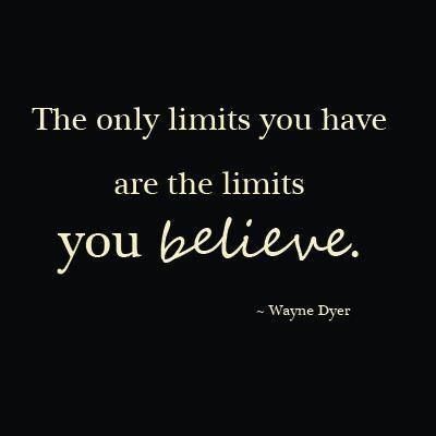 Only limited by your mind. Wayne Dyer Quotes, 5am Club, A Course In Miracles, Believe Quotes, Wayne Dyer, Great Quotes, Inspirational Words, Wise Words, Favorite Quotes