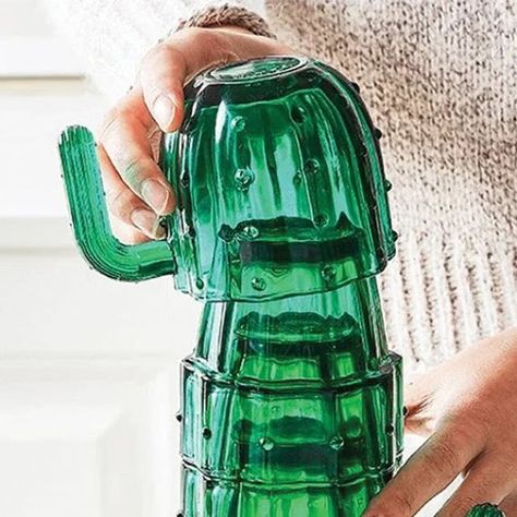 Circle Casa on Instagram: "Embrace a touch of the desert with our one of a kind Cactus Glass Tumbler Set! Shop New Products 🔗 circlecasa.com" Glass Cup Set, Pet Supplies & Accessories, Bar Essentials, Green Cactus, Water Glass, Kitchen Collection, Glassware Set, Espresso Cups, Cute Mugs