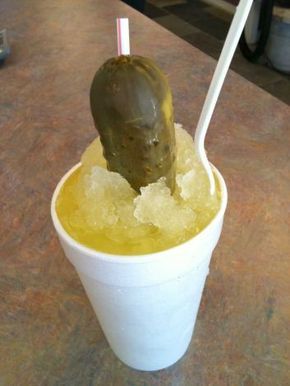 Pickle Snowballs???? Seriously????  I'm in heaven! Sno Cone Flavor Combinations, Sno Cone Syrup Recipe, Shave Ice Syrup Recipe, Sno Cone Syrup, Weird Recipes, Shaved Ice Recipe, Snow Cones Recipes, Pickle Party, Shaved Ice Syrup