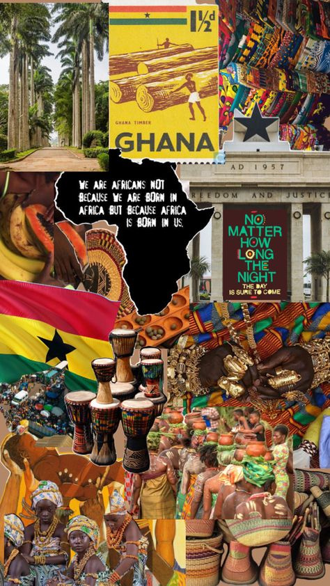 A collage to capture some of the beautiful aspects of Ghana. Ghana Wallpaper Aesthetic, Ghana Aesthetic, Ghana Culture, African Lifestyle, 2025 Goals, Nigerian Culture, Black Hippy, Girl Heaven, Africa Tour