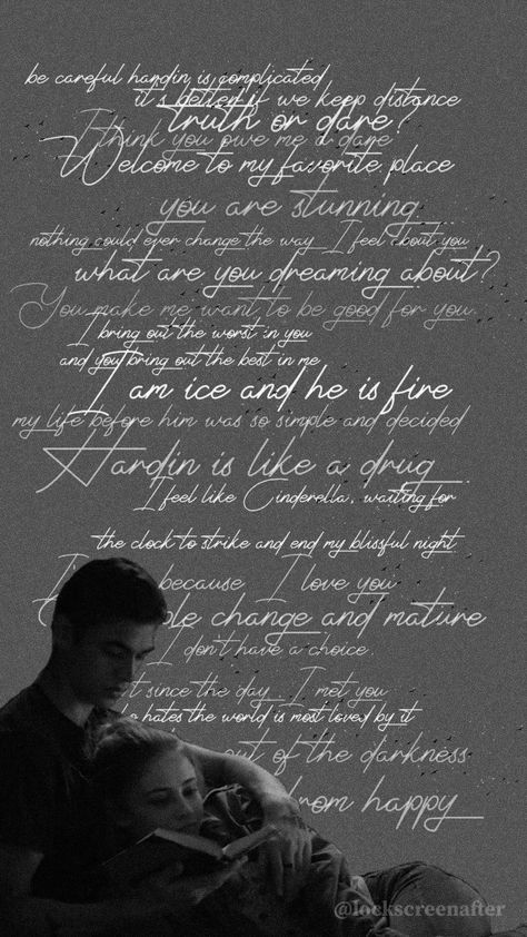 Hessa Lockscreen #After #AfterMovie #Hessa Movie Quotes Love, Crush Movie, Hero Fiennes Tiffin Hardin, Tiktok Quotes, Love Book Quotes, Romantic Drama Film, Movie Love Quotes, Movies Quotes, Movies Quotes Scene