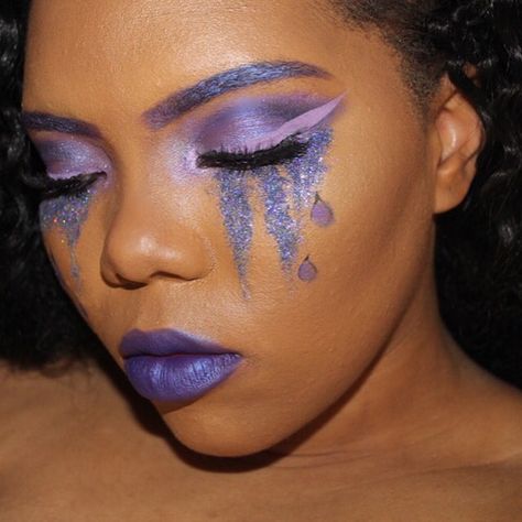 Purple Rain, Purple Rain. R.I.P Prince INSTAGRAM @phillisophical_inspirations Rip Prince, Rain Storm, Purple Halloween, Halloween Makeup Looks, Purple Rain, Halloween Ideas, Halloween Makeup, Watercolor Tattoo, Face Paint