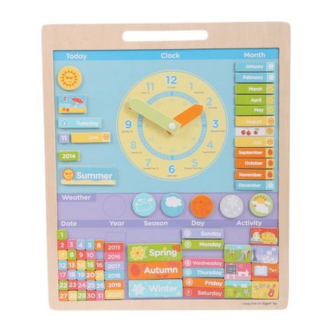 December Weather, Educational Activities For Toddlers, 24 Hour Clock, Teaching Game, Seasons Activities, Calendar Time, Magnetic Calendar, Xmas List, Kids Calendar