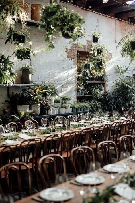 Botanical Melbourne Wedding at Glasshaus Inside Boda Mexicana, Greenhouse Wedding, Florist Shop, Wedding Inside, Melbourne Wedding, Wedding Reception Venues, Salou, Botanical Wedding, Wedding Guide