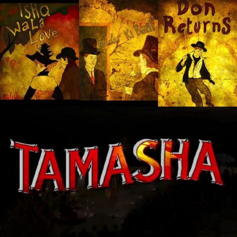 Tamasha Movie Aesthetic, Tamasha Movie, Old Movie Poster, Film Journal, Movies Posters, Caption Ideas, Bollywood Cinema, Minimal Movie Posters, Love K