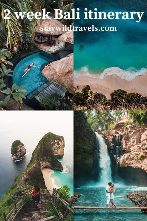 Indonesia 2 Week Itinerary, Bali Travel Itinerary, Bali Honeymoon Itinerary, Bali Itinerary 2 Weeks, Bali Birthday, Best Places In Bali, Living In Bali, Bali Nature, Bali Bucket List