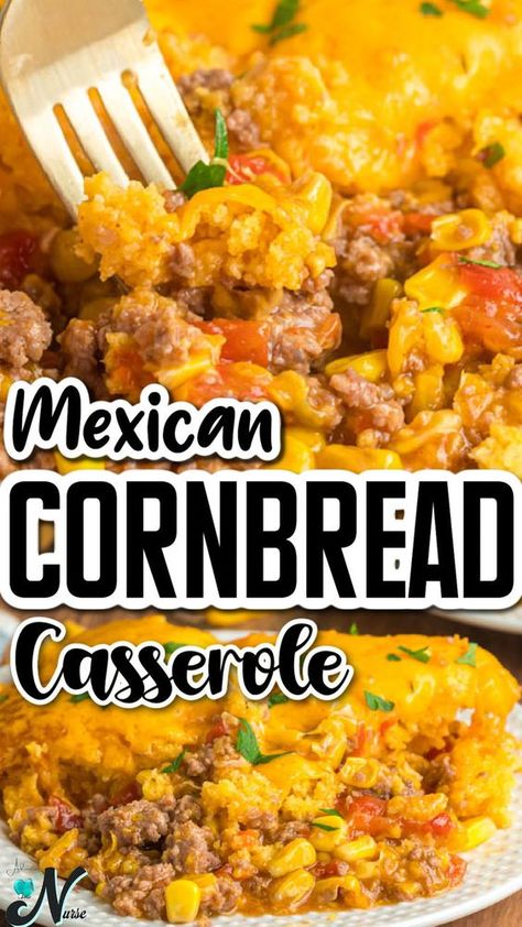 Spice up your cookout with this Mexican Cornbread Casserole! An easy dinner and meal idea, this recipe combines savory cornbread with zesty Mexican flavors. Perfect for a delicious and effortless meal! Easy Mexican Cornbread, Cornbread Dinner, Mexican Cornbread Recipe, Mexican Cornbread Casserole, Savory Cornbread, Cornbread Casserole Recipe, Mexican Casserole Recipe, Mexican Cornbread, Cornbread Easy