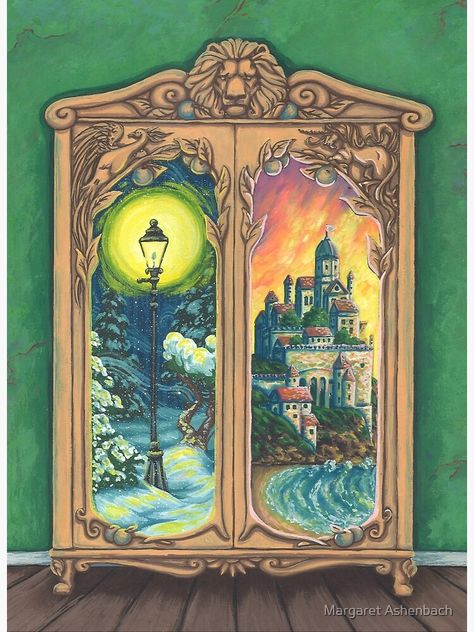 "Into Narnia" Art Print by MargaretS | Redbubble Lion Witch Wardrobe, Illustration Board, Chronicles Of Narnia, White Mat, Natural Frame, Narnia, Watercolor Paper, Sale Poster, Photographic Print