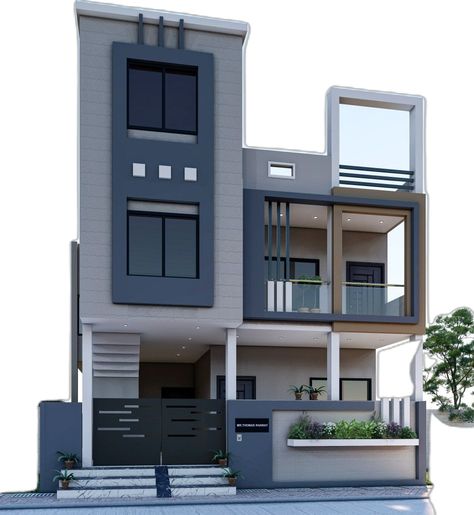 G+1 Indian house elevation Indian House Elevation, G+1 House Elevation Indian, Indian House, Indian Homes, House Elevation, Modern House Design, Modern House, House Design, Quick Saves