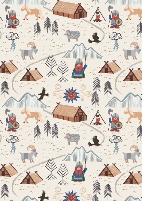 Viking Baby Nursery, Viking Nursery, Viking Ship Museum, Adventure Quilt, Minecraft Fabric, Janome Embroidery Machine, Frozen Fabric, Viking Baby, Peter Rabbit Fabric