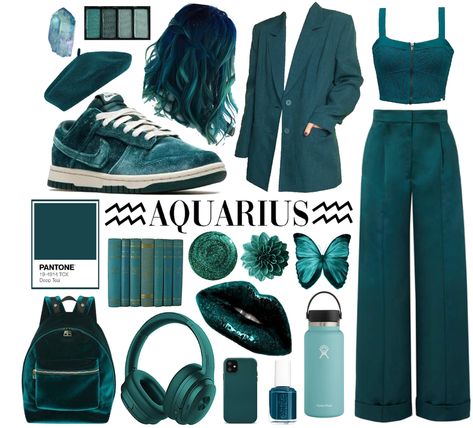 TEAL Outfit | ShopLook Teal Color Palette Outfit, Teal And Purple Outfits, Teal Monochromatic Outfit, Dark Turquoise Outfit, Light Teal Outfit, Teal Aesthetic Outfit, Peacock Blue Outfit, Teal Shoes Outfit, Turquoise Outfit Aesthetic