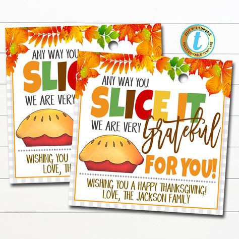 Blessings Mix Gift Tag Christmas Treat Tags Grateful - Etsy Pie Gifts, Thanksgiving Essentials, Thanksgiving Gift Tags, Thanksgiving Pie, Volunteer Appreciation, Employee Appreciation Gifts, Staff Appreciation, Thanksgiving Printables, Tag Print