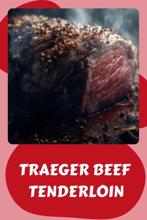 Elevate your steak experience with our Traeger beef tenderloin recipe. Tender, succulent, and rich in flavor. Unleash the magic of Traeger and indulge in a gourmet delight that'll leave you craving more. #FlavorfulGrills #SteakBliss Beef Tenderloin Recipe, Whole Beef Tenderloin, Grilled Beef Tenderloin, Traeger Grill Recipes, Grilled Beef Recipes, Beef Tenderloin Recipes, Tenderloin Steak, Tenderloin Recipe, Traeger Recipes