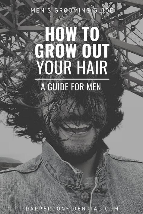 The fade is losing popularity and longer hairstyles are trending. Read the guide on how to grow out your hair might come in handy to bypass the scruffy in-between stages. Mens Hair Growing Out Stages, Men’s Hair Growing Out, How To Grow Long Hair Men, Hairstyles To Grow Out Hair, Men Growing Out Hair Stages, How To Grow Out Your Hair, Growing Out Hair Men, Growing Hair Out Men, How To Grow Long Hair