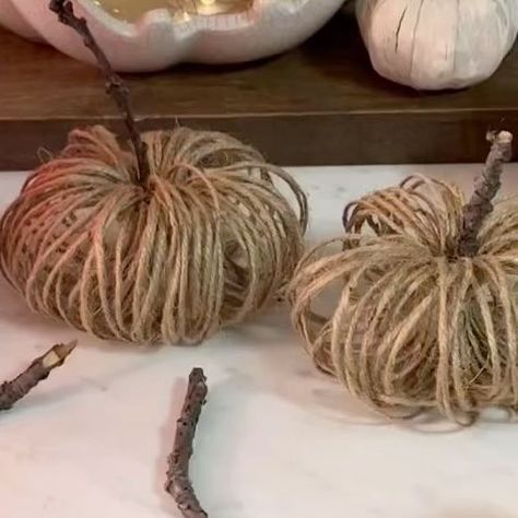 Toilet Paper Roll Pumpkins Diy, Jute Pumpkins Diy, Toilet Paper Roll Pumpkins, Jute Pumpkins, Pumpkin Toilet Paper Roll, Pumpkin Toilet Paper, Fall Pumpkin Crafts, Toilet Paper Tube, Diy Toilet