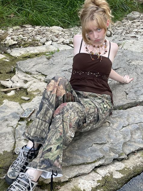 mossy oak camo pants Mossy Oak Pants Outfit, Y2k Camo Pants Outfit, Realtree Pants Outfit, Camo Pants Aesthetic, Realtree Camo Pants Outfit, Real Tree Camo Pants Outfit, Baggy Camo Pants Outfit, Cargo Camo Pants Outfit, Camoflauge Pants Outfits