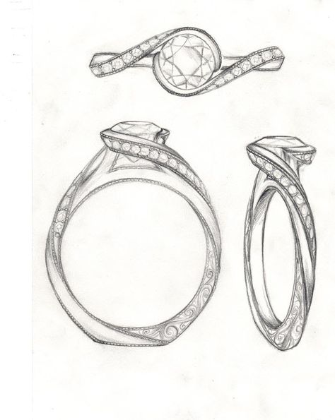 Design Your Own Ring & Custom Jewelry ,Unique Engagement Rings and Wedding Bands Engagement Rings Sketch, Jewellery Technical Drawings, Ring Sketch Design, Engagement Ring Drawing, Rings Drawing, Gem Shapes, Ring Drawing, Ring Sketch, Jewel Drawing