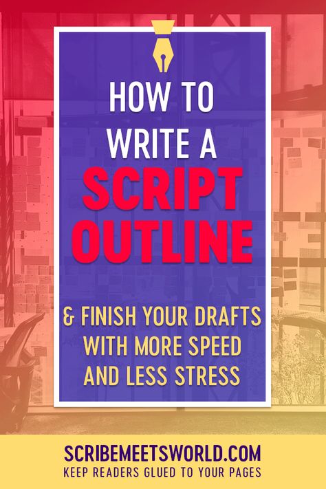 HOW TO OUTLINE A SCREENPLAY: Want to learn how to write a script outline using story structure? Smart move – this will make screenplay writing easier (and less stressful) because you’ll have your story structure template to guide you. Click thru for step-by-step tips on how to write a script outline—and stop hitting a wall when you write your scripts! (Btw, this template can be used to outline a novel too.) #scribemeetsworld #screenwriting #storystructure #outlininganovel #writingtips #amwriting Screenplay Structure, Outline A Novel, Script Outline, Write A Script, Outlining A Novel, Plotting A Novel, Story Outline, Plot Points, Screenplay Writing