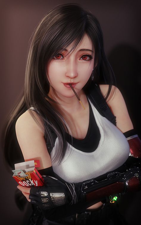 Tifa Lockhart Tifa Lockhart Remake, Tifa Ff7 Remake, Pocky Day, Dolly Castro, Final Fantasy Collection, Tifa Lockhart, Final Fantasy Vii Remake, Cloud Strife, King Of Fighters