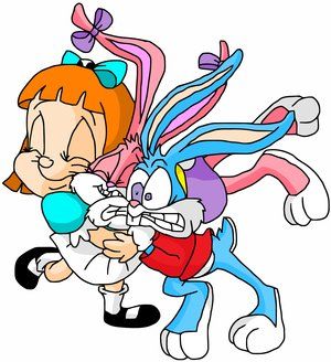 Tiny Toons- Elmyra, Baxter and Babs. Hug you and squeeze you and never ever let you go!!! Tiny Toons, Tv Tropes, Hug You, Kiss You, Love You Forever, Kiss, Love You