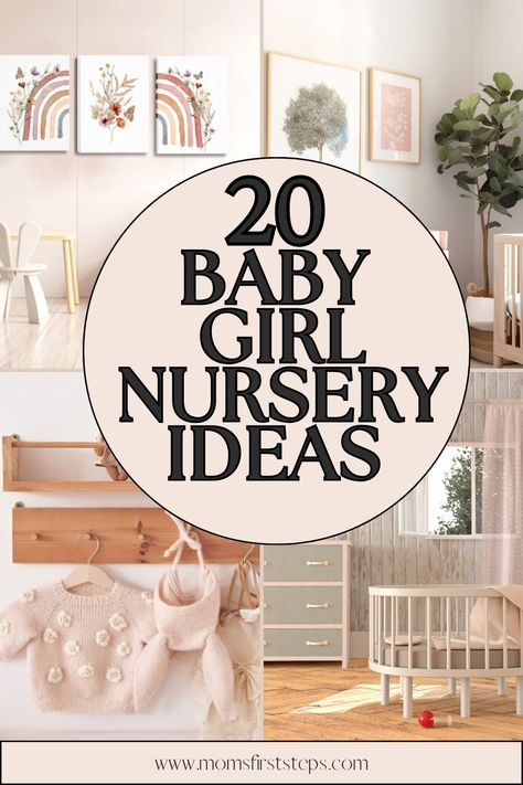 Transform your baby girl’s nursery into a dreamy space with these 20 nursery ideas! Whether you're seeking baby girl nursery inspiration, girly nursery themes, smart nursery organization, or the perfect pink nursery decor, this post has you covered. From beautiful nursery decor to practical nursery organization tips, these ideas will help you create a cozy, stylish, and functional space for your little one. Perfect for parents looking to add sweetness and charm to their baby girl’s room. Trending Nursery Themes 2024, Nursery Decor Themes, Small Girl Nursery, Baby Girl Nursery Themes Boho, Nursery Room Inspiration Girl, Girls Nursery Themes, Girl Nursery Ideas Themes, Baby Girl Nursery Decor Ideas, Nursery Themes Girl