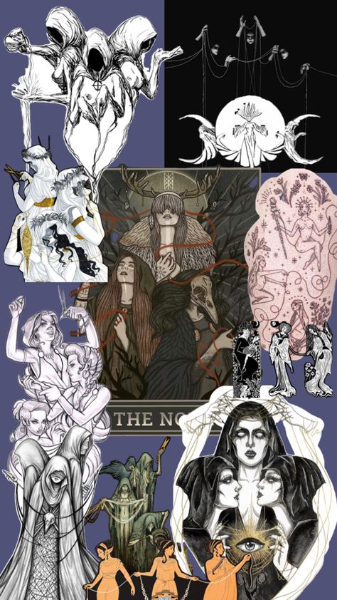 Norns Norse Mythology, The Norns, The Fates, Norse Mythology, Tattoos