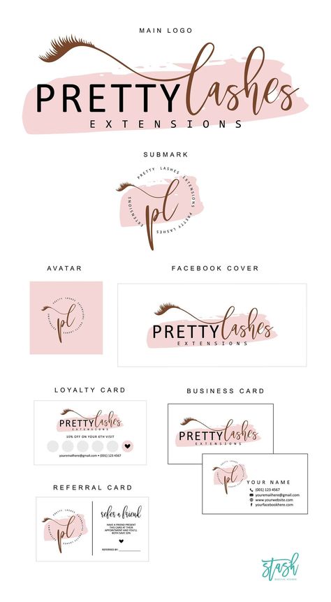 Lash Logo Design Logo cils Logo de maquilleur Logo dextension de cils Logo dartiste de cils Kit de branding de cils - Etsy Canada designgoals #packagingdesign #logopedia #sunlogo Lash Branding, Lash Tutorial, Lash Logo Design, Lash Tips, Lash Logo, Dog Logo Design, Paw Logo, Lash Makeup, Lash Quotes