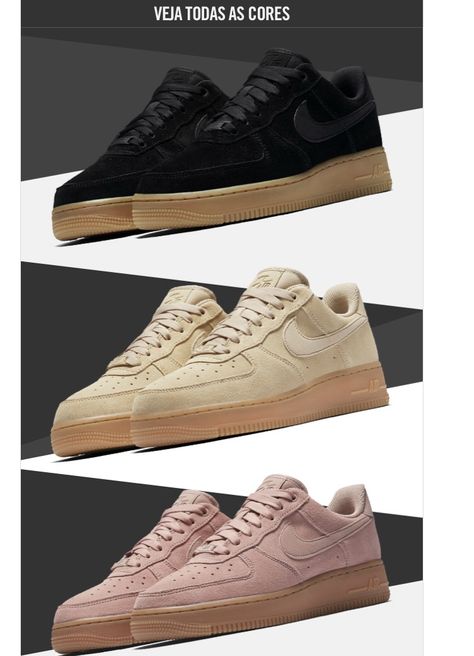 Nike AF-1 Fridays: A vez do AF-1 Suede. 2017 Nike Suede Shoes, Nike Shoes Photo, Bapesta Shoes, Zapatillas Air, Vans Shoes Fashion, Nike Shoes Air Force, Trendy Shoes Sneakers, Nike Airforce 1, Preppy Shoes