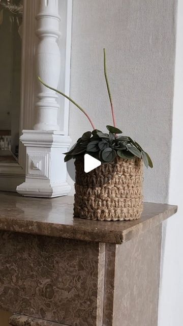 Tilly Lab • Bricolage • Déco • Upcycling on Instagram: "CACHE POT  0€ 💰

J’adore les plantes mais qui dit plante dit .. cache pot et devoir payer minimum 6€ pour un cache pot en plastique c’est NON ! 
Alors aujourd’hui je te montre comment réaliser un cache pot en macramé. Si comme moi tu as un niveau 0 en tissage promis c’est accessible ca a juste l’air compliqué ca ne l’est pas 🥰

📑 Liste du materiel 
Une boite de conserve 
De la ficelle ou de la laine
De la colle

💵 Coût total : moins de 0,50 cts

Si mes explications ne sont pas suffisamment clair je t’invite a aller sur youtube et tape “noeud plat”

Si tu veux plus d'idées de recyclage en boîte de conserve, tu en trouveras sur mon profil ! 

#recyclage #deco #diy #diyproject #madebyme #doityourself #tissage #noeud #plantes #plantsl Cache Pot, Macrame, Knitting, Crochet, Macramé