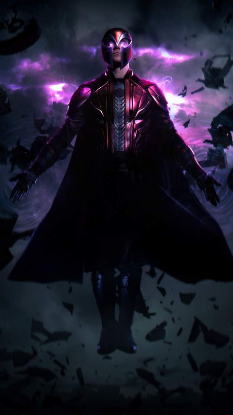 Magneto Artwork iPhone Wallpaper Magneto Wallpaper, Xmen, Marvel, Wallpapers, Iphone, Purple, Black