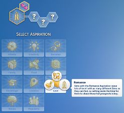 Mod The Sims - Romance Aspiration (TS2-TS4) Sims Traits, Sims 4 Jobs, Sims 4 Blog, Sims 4 Challenges, Sims 4 Traits, Sims 4 Cas Mods, Sims Packs, Cc Mods, Sims 4 Mm Cc