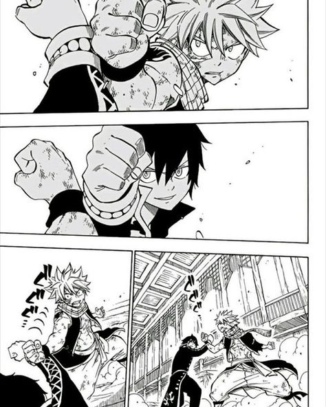 Manga Collage, Natsu And Gray, Tail Drawing, Read Fairy Tail, Fairy Tail Comics, Natsu Fairy Tail, Fariy Tail, Manga Wall, Fairy Tail Guild