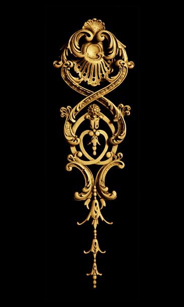 Wall Detail Wood Carving, Rococo, Stair Landing, Baroque Ornament, Gambar Figur, Gold Aesthetic, घर की सजावट, Carving Designs, Ornaments Design